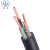 凌志 电线电缆电源线YZ 3*4+1*2.5 4芯橡套线国标软芯橡胶线 100米
