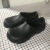 彬单 防水雨鞋EVA材质男女厨房防油舒适减震 白色（有孔） 37 