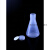 塑料三角烧瓶PP锥形瓶广口塑料摇瓶50 100 250ml带盖实验室瓶子工业品 三角量杯50ml