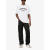 D二次方（DSquared2） 618男士米兰徽标印花工艺松身款棉针织T恤 WHITE S