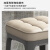 中伟（ZHONGWEI）实木凳子新中式创意餐桌凳家用矮凳客厅换鞋凳胡桃色-灰面四把