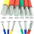 番禺五羊 国标铝线BLVV电缆双胶双皮铝芯电线 2.5平方100米绿色