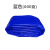PVC加厚防雨篷布 渣土车自卸大货车遮阳油布伸缩篷杆安装环保盖布 蓝色/每平方(600克) 1x1m