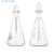锥形毫升三角具铂氧气燃烧瓶瓶100/250/500/1000ml石英玻璃量瓶三 石英1000ml/24铂1.0mm