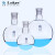 玻璃单口圆底烧瓶标准磨砂口耐高温球形实验室耗材蒸馏瓶5/10 500ml/19#