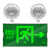 政亮 二合一双头消防应急灯 二合一加强款（右向) 新国标LED安全出口照明指示灯