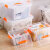 冰禹 塑料收纳箱子储物箱 加厚塑料带提手 杂物整理箱 透明款标准小号8L bf-139