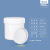 密封罐塑料罐螺旋易拉罐包装罐广口瓶涂料化工油墨锡膏粉末罐 螺旋罐-30ML-白色 (内环盖)