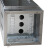 室外不锈钢防雨机柜0.6米0.8米1.2米22u9u户外防水网络监控交换机 不锈钢本色 900x600x600cm
