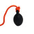 钢米 撇缆球 抛缆头可配抛缆绳漂浮绳船用 黑色 个