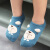 馨颂婴儿地板袜套三双加厚毛圈保暖儿童防滑学步袜宝宝袜子 小海象女宝组 0-1岁