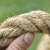 适用于粗麻绳绳子细麻绳耐磨捆绑绳麻绳装饰品麻绳训练绳攀爬绳拔河绳 20mm1米