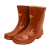 双安 绝缘靴 BX251 棕色 43码 25KV 中筒橡胶靴 电工防触电雨靴 耐磨防滑