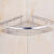 厨房浴室卫浴挂件太空铝单层加厚需打孔转角架三角板置物架铝合金