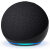 适用定制2022款Amazon Echo Dot 5代智能音箱Alexa时钟版儿童版 5代Echo dot 黑色-国内现货 官方标配