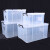 海客艺佳 透明收纳箱塑料整理箱储物收纳盒周转箱 80L: 65*45*30cm
