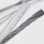 硕达建联 包塑镀锌钢丝绳 透明涂塑带胶钢丝绳 带皮PVC钢丝绳 包胶晾衣绳 一卷价 8mm100米 