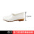 白色雨鞋男女同款水鞋高中低筒卫生厂餐饮工作靴 022白色 37