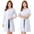 白大褂长袖医生服女短袖薄款夏季大衣学生实验美容院师护士工作服 女松紧袖 XS