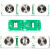 三菱电梯按钮DA482/MTD482 单插件/双插件凌云2按键字片外呼配件 双插件(请备注需要的字片)