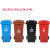 户外垃圾桶240升容量挂车分类带盖商用120小区室外大号环卫箱 30升加厚[蓝色] 可回收物
