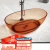 浪鲸（SSWW）透明浴缸透明人造石树脂水晶彩色浴缸独立式一体式酒店民宿情侣 红棕色水晶浴缸 1.3米