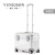 VUNIQSON品牌全铝镁合金拉杆箱摄影行李箱男女登机旅行机长相机箱21英寸22 全铝版-亮面红 17英寸