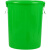 室外户外大型绿色带盖大号垃圾桶厨余垃圾易腐垃圾湿垃圾商用圆桶 100K型有盖厨余新国标