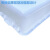 塑料冷冻盘物料工具长方形塑料盆海鲜生鲜冰盘白盆塑料盘白色收纳盒 白色（上外长宽高400*300*95mm）