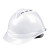 德威狮国标安全帽工地男建筑工程防护透气电力施工头盔abs定制 印字 白色V2型豪华透气款