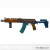 高恩DS泽宁特AK74玩具枪阿卡105自动软弹儿童突击步抢发射器wargame 电动 10000发 105竞技版（11v）