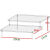莎庭（SARTILL）亚克力透明多层阶梯架动漫汽车模型盲盒香水收纳直播道具展架 两层20cm长