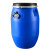 食物品级加厚法兰桶酒桶泔水桶密封桶旧化工桶塑料桶圆桶蓝桶发酵桶 120升黑色全新料特厚法兰桶
