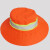 高亮反光帽环卫帽路政交通帽物业绿化保洁施工帽劳保帽环卫工人帽 环卫帽：（盆帽-橘色）