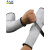 防割护臂 玻璃厂搬运通用护腕袖套 肘部防刀划木工劳保护具 45cmHPPE防割护腕拇指款