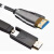 哲奇 HDMI-50m分离式穿管光纤hdmi线2.0版 50米 工程预埋布线连接线 通讯设备