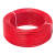 禅诚电缆 BV1平方 单芯铜芯PVC绝缘电线电缆 100米 红色