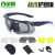 百金顿 战术偏光护目镜 户外CS射击眼镜 骑行装备防护太阳镜 黑色PC套装