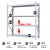 工都 货架仓储置物架多层货物展示架超市储物架承重200KG/层2000*600*2000四层副架