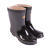 双安 绝缘靴 BX251 黑色 44码 25KV 中筒橡胶靴 电工防触电雨靴 耐磨防滑