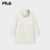 斐乐（FILA）女士梭织外套2024春季新款时尚宽松连帽中长款风衣 东方白-WT 155/76A/XS