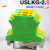 USLKG-2.5 UK-2.5平方接地端子黄绿组合导轨式接线排