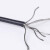硕达建联 304不锈钢绳 包胶钢丝绳 包胶不锈钢丝绳 （一米价） 黑色包塑1.2mm（7*7） 