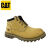 CAT卡特男鞋中帮大黄靴经典耐磨防滑登山户外休闲工装男鞋P721555 黑色 45 标准码
