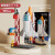 馨铂斯航空飞船系列积木拼装玩具小颗粒立体拼插火箭模型儿童生日礼物 航天阿波罗5号-93PCS