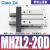 气缸小型平行mhz2-16d夹具气动气爪手指10D/20d/25d/32d/40d MHZL2-20D防尘罩款