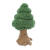 邦尼兔（jellycat(baby)）林树松抱枕儿童玩具公仔玩偶 FOR3P生日礼物Forestree Pine GREEN/FOR3P H9英寸 X W6英寸