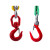  京繁 起重吊装工具 柔性吊装带 行车吊车组合索具 一条价 三腿3吨3米 