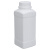 级大口方形塑料瓶分装瓶密封化学HDPE试剂瓶取样瓶1000ML毫升 1000ML乳白色*15个