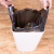 comet 黑背心垃圾袋一次性手提式垃圾袋塑料袋大号垃圾袋 33*54加厚【36个】